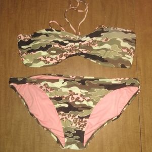 OP camouflage and pink bikini